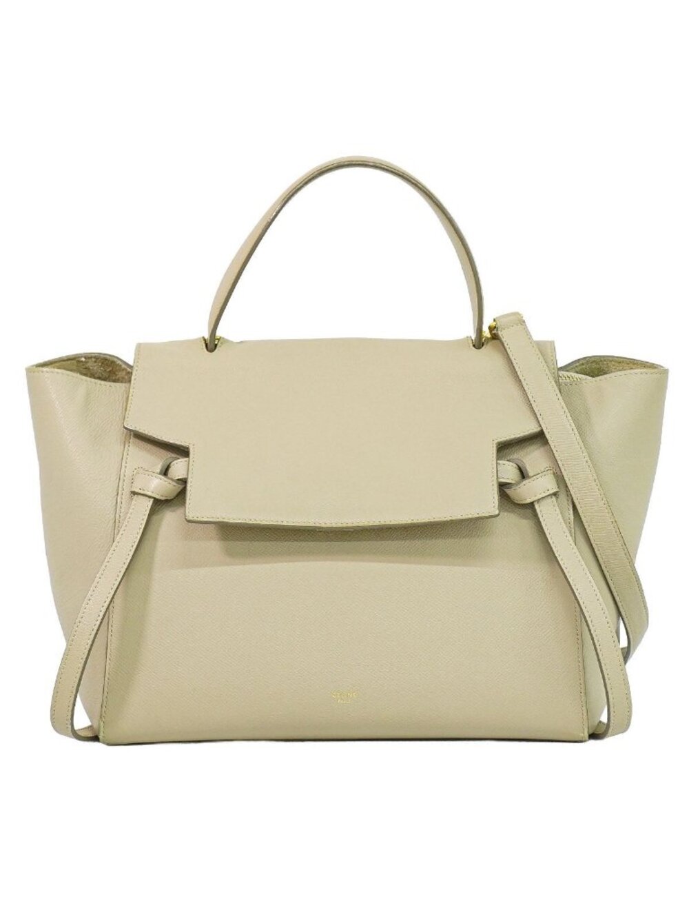 Celine Belt Bag Mini 2-Way Leather Beige